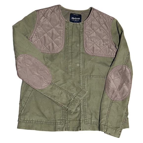 Madewell Women’s Green and Brown Utility Jacket - Picture 4 of 10